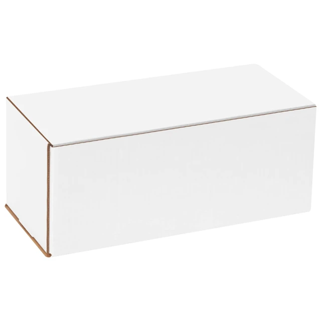 Alt view image 6 of 7 - BM1255 Corrugated Mailers, 12" x 5" x 5", White (Pack of 50)