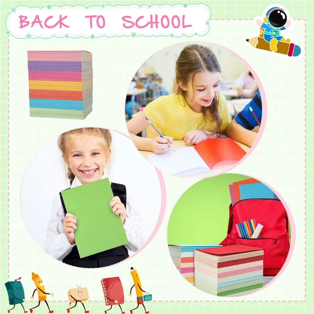 Alt view image 6 of 7 - 150 Pack A5 Kraft Notebooks 60 Pages Soft Cover Composition Notebooks Bulk Ruled Lined Travel Journals for Travelers, Home, Office Supplies, 5.8 x 8.3 Inch(Bright Colors)