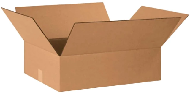 Main image of Shipping Boxes Flat 20"L x 15"W x 6"H 25-Pack - Corrugated Cardboard for Moving, Mailing, Packing, Packaging and Storage