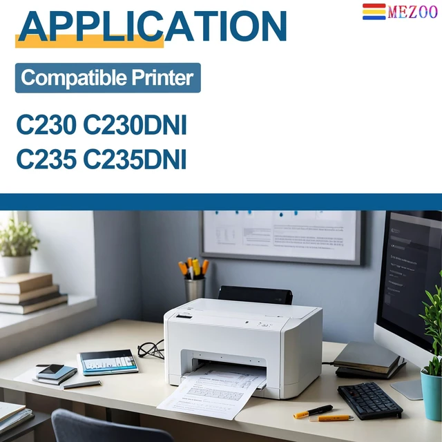 Alt view image 2 of 6 - Extra High Yield C230 C235 Black Toner Cartridge with New Chip 006R04391 Toner Cartridge Replacement for Xerox C230 C235 C230/DNI C235/DNI Printer (1-Pack)