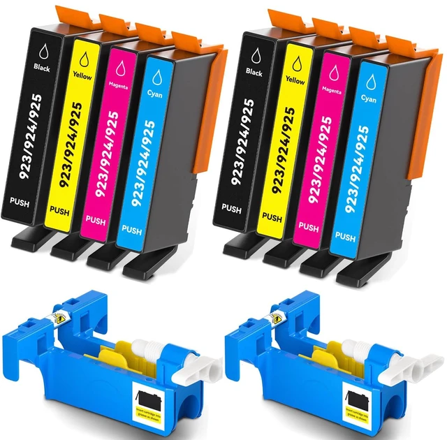 Main image of 923 Ink Cartridge Combo Pack 2 Sets (No Chip) for HP OfficeJet Pro 8130e, 8135e, 8138e, 8139e and OfficeJet 8120, 8122e, 8123 Printers (2 Black, 2 Cyan, 2 Magenta, 2 Yellow)