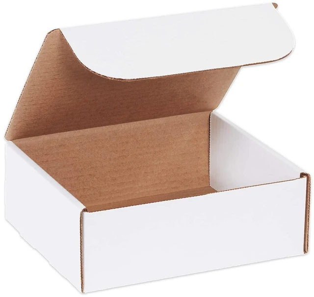 Main image of Shipping Boxes Small 8"L x 7"W x 3"H 50-Pack, Cardboard for Shipping, Moving, Mailing, Packing, Packaging and Storage