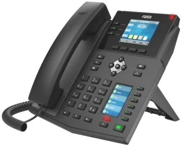 Main image of X4U Gigabit SIP Enterprise Desktop Phone with Dual-Color LCD Display