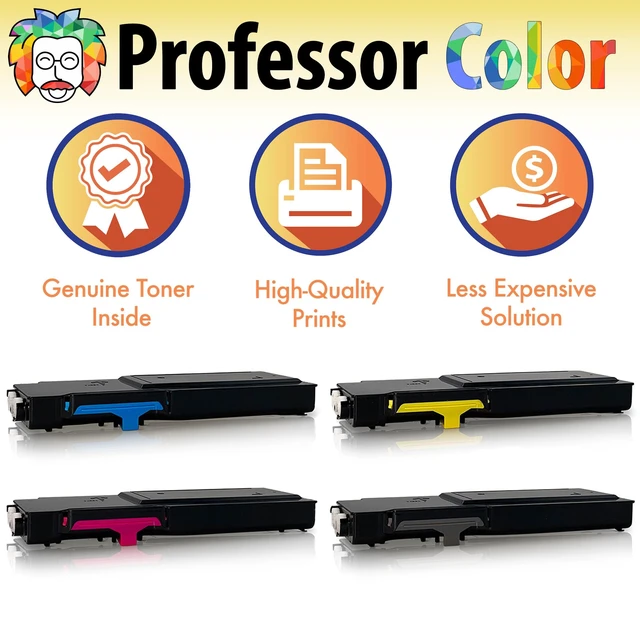 Alt view image 5 of 7 - Re-Coded OEM Toner Cartridge Replacement for Xerox VersaLink C405 C400 C400D C400DN MFP C405DN C405N C405 106R03524 106R03525 106R03526 106R03527 - Extra High Yield 4 Pack