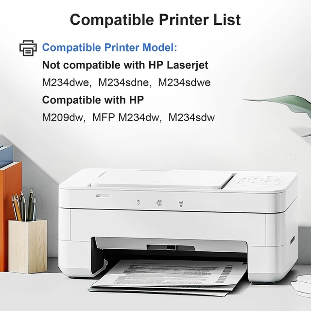 Alt view image 2 of 7 - 134A for HP 134A 134X W1340A W1340X 2PK Black Toner Cartridges With Chip Compatible with HP LaserJet M209d M209dw MFP M234dw M234sdn M234sdw Printers - NOT for e-Series and HP+ Services Printers