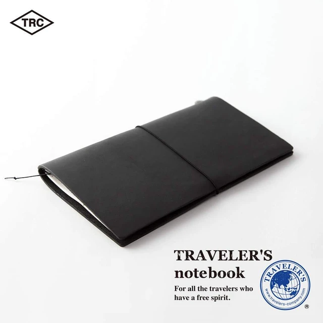 Alt view image 3 of 7 - Traveler's Notebook, Regular Size, Limited Size, Carded, Black, 13714006