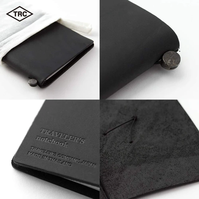 Alt view image 4 of 7 - Traveler's Notebook, Regular Size, Limited Size, Carded, Black, 13714006