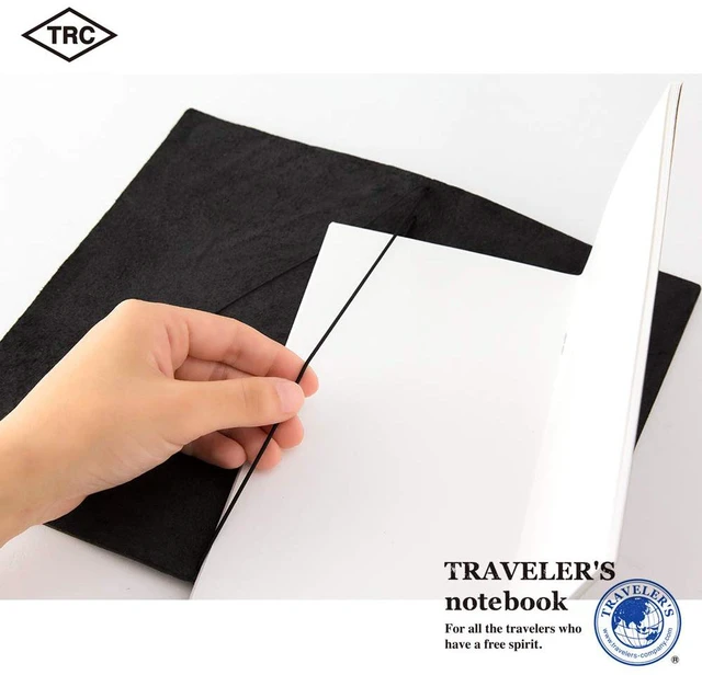 Alt view image 6 of 7 - Traveler's Notebook, Regular Size, Limited Size, Carded, Black, 13714006