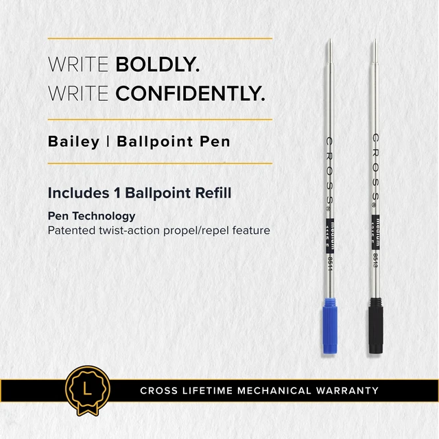 Alt view image 6 of 6 - Bailey Year of the Dragon Ballpoint Pen, Medium Point, Black Ink Ballpoint Pen, Refillable for Long-Lasting Use, Smooth Ink Flow, Comfortable Grip, Premium Gift Box, Medium Point Refill