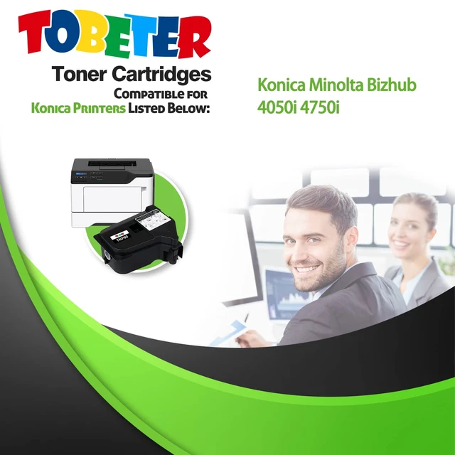 Alt view image 2 of 7 - TNP-90 TNP90 Toner Replacement for Konica TNP90 ACTD030 Toner for Minolta Bizhub 4050i 4051i 4750i 4751i Printer Toner ACTD030 Black Cartridge (20,000 Pages High Yield)