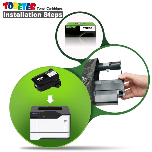 Alt view image 5 of 7 - TNP-90 TNP90 Toner Replacement for Konica TNP90 ACTD030 Toner for Minolta Bizhub 4050i 4051i 4750i 4751i Printer Toner ACTD030 Black Cartridge (20,000 Pages High Yield)