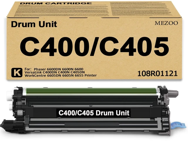 Main image of Versalink C400 C405 Drum Unit Black Replacement for Xerox C400 C405 108R01121 Black Imaging Unit for Versalink C400 C405 Phaser 6600 6600DN Workcentre 6655 6605 Printer (1-Pack, Black)