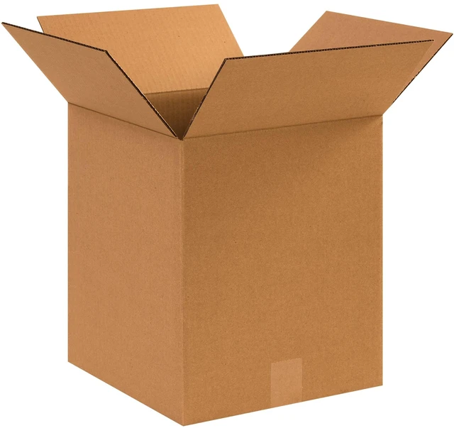 Main image of Shipping Boxes Small 12"L x 12"W x 14"H 25-Pack - Corrugated Cardboard for Moving, Mailing, Packing, Packaging and Storage