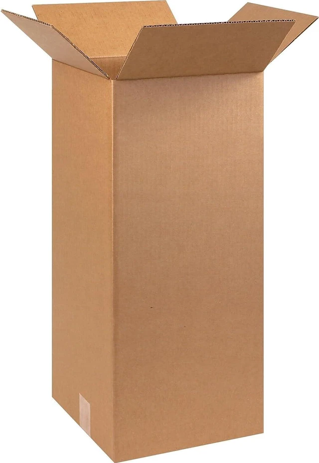 Main image of Tall Boxes Holds 65lbs, 10x10x24 25-Pk for Shipping & Packing Tall Boxes 10"L x 10"W x 24"H Corrugated Cardboard for Home, Business, e-Commerce Order Fulfillment Supplies, 25-Pack