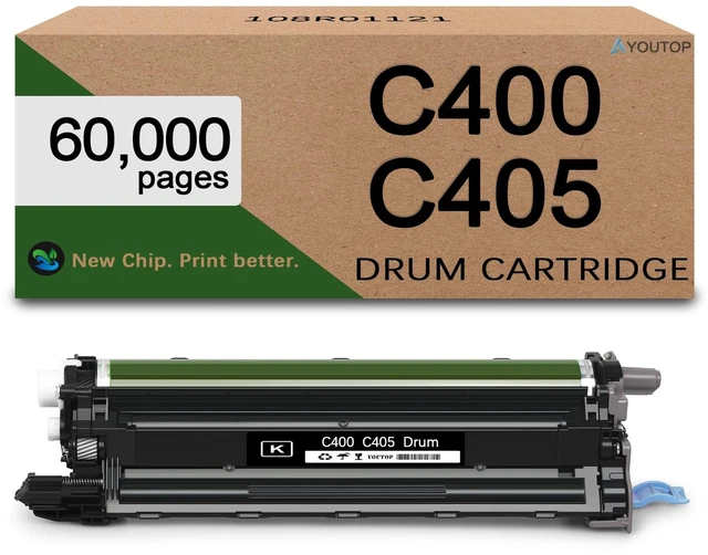 Main image of Versalink C400 C405 Black Drum Unit 108R01121 Imaging Cartridge Replacement for Xerox Phaser 6600 6655 WorkCentre 6655 6605 7328 7336 7345 7346 Versalink C400 C405 Printers