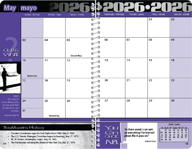 Alt view image 3 of 3 - High School Student Planner 15pks - Metal Swoosh Cover