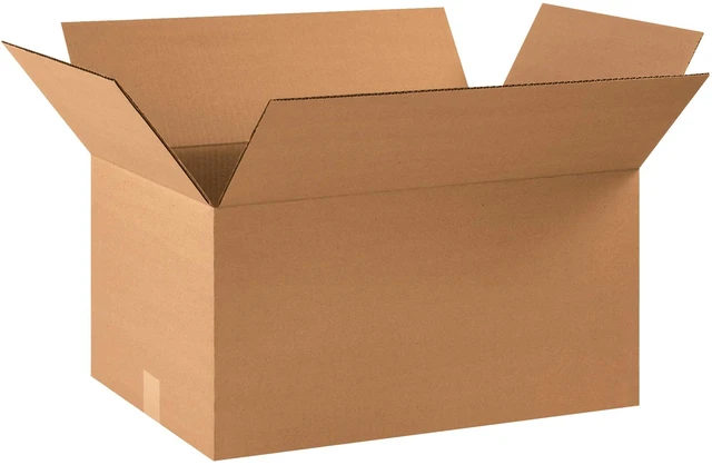 Main image of Shipping Boxes Medium 22"L x 14"W x 10"H 20-Pack - Corrugated Cardboard for Moving, Mailing, Packing, Packaging and Storage