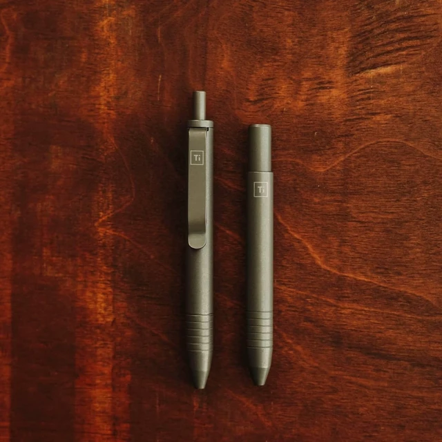 Alt view image 6 of 7 - Mini Click Pen Solid Copper (Red Tone)