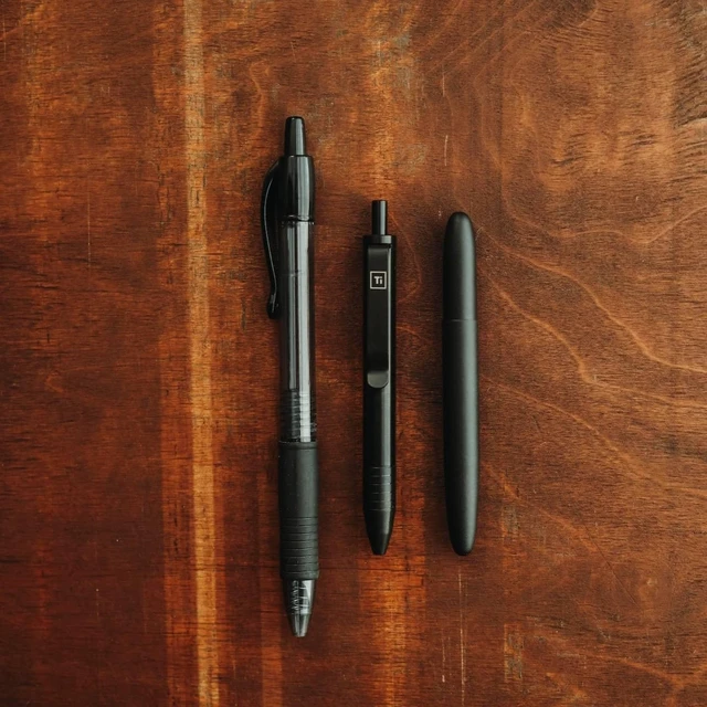 Alt view image 7 of 7 - Mini Click Pen Solid Copper (Red Tone)
