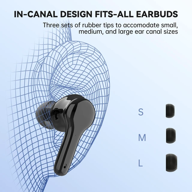 Alt view image 7 of 7 - M6 Translator Earbuds Offline Two Way Language Translation Translator Device for Travel Business and Daily Use (with Offline Language Package)