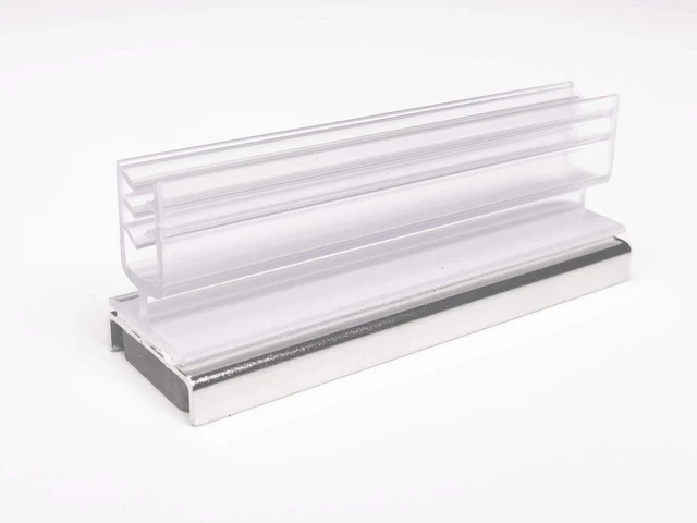 Alt view image 2 of 4 - Magnetic Sign Holder, 24 Pack, 3" L x 7/8" W x 1-1/8" Inserts Signage Between.100" to.250" Thick, Retail Wall Display- Store Display, Vendor Event Supplies, Warehouse and Shop
