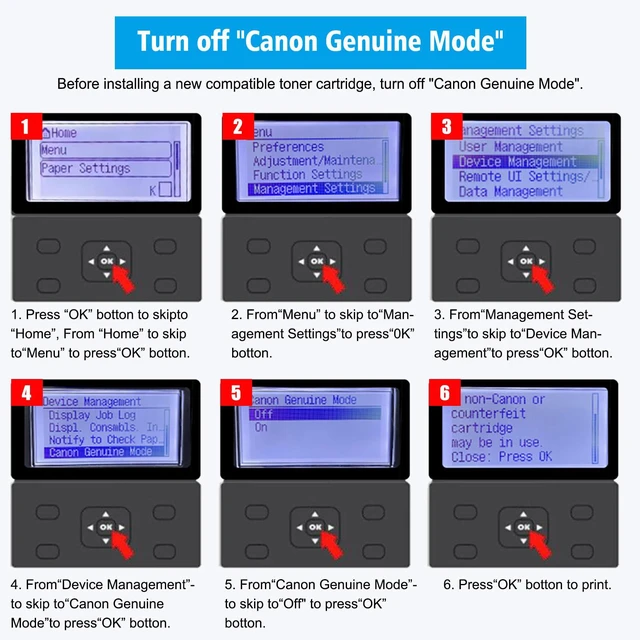 Alt view image 7 of 7 - 069H CRG-069H 4 Colors Compatible Toner Cartridges with Counter CHIP High Capacity for Canon MF755Cdw MF753Cdw MF751Cdw LBP674Cdw LBP673Cdw LBP672Cdw LBP671Cdw LBP674Cx MF752Cdw MF756Cx Printer