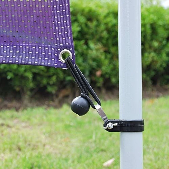 Alt view image 7 of 7 - Adjustable Banner Pole Holder with Stake Outdoor Horizontal Banner Post Stand for 10'W X 3'H Banner,Advertising Displays Stand Yard Sign Displays with Carrying Bag (Hardware only)