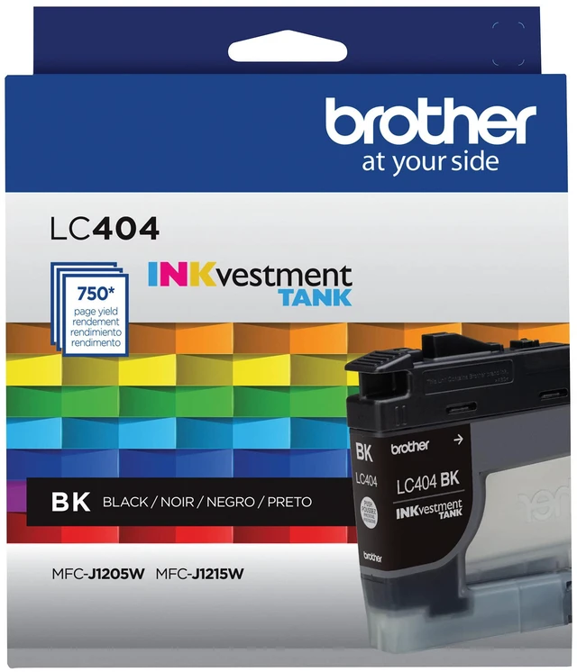 Alt view image 2 of 7 - Genuine LC404BKYield Black INKvestment Tank Ink Cartridge Page Yield -750,(Pack of 2)