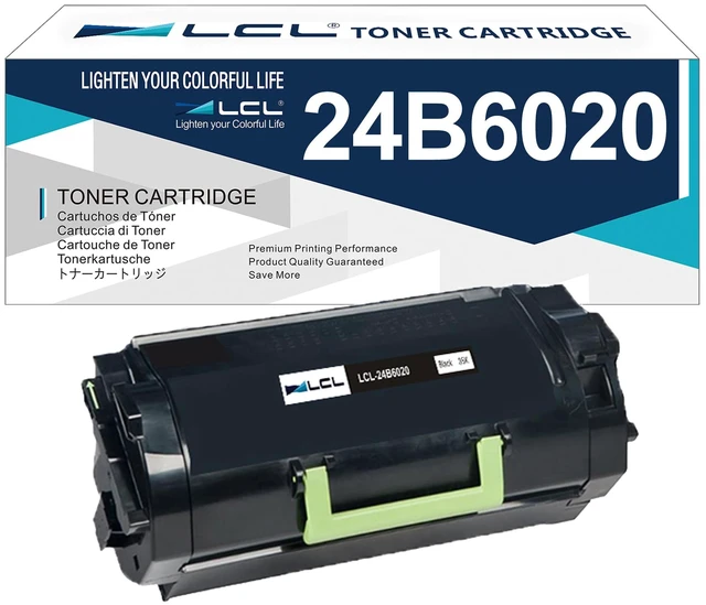 Main image of Compatible Toner Cartridge Replacement for Lexmark 24B6020 35000 Pages XM7155 XM7155X XM7163 XM7163X XM7170 XM7170X (1-Pack Black)