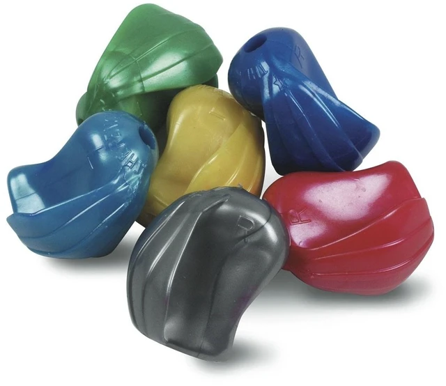 Main image of Pencil Grips, The Crossover Grip, Metallic Ergonomic Writing Aid For Righties And Lefties, Colorful Pencil Grippers, Assorted Metallic Colors, 36 Count - TPG-17736