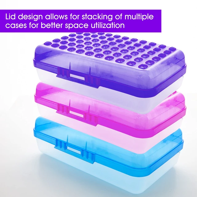 Alt view image 5 of 7 - Regal Multipurpose Pencil Box, 8 x 5.25 in, 24-Case Regal tinted-lid multipurpose pencil box, Snap-latch lid for pens, Tools, Crafts, Bulk pack