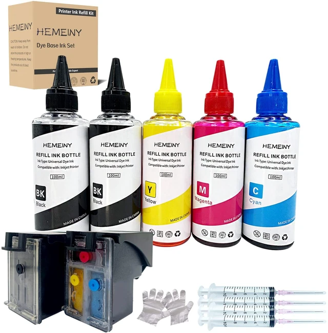 Main image of 62XL Ciss Ink Cartridges and Ink Refill Bottles Compatible with HP Envy 5540 5541 5542 5543 5544 5545 5547 5548 5549 5640 5642 5643 5644 5660 5661 5663 5664 5665 7640 7643 7644 7645 Printer