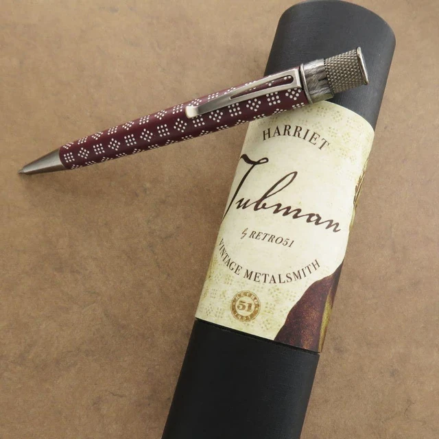 Alt view image 2 of 3 - 51 Harriet Tubman Collectible Rollerball Pen, Brown
