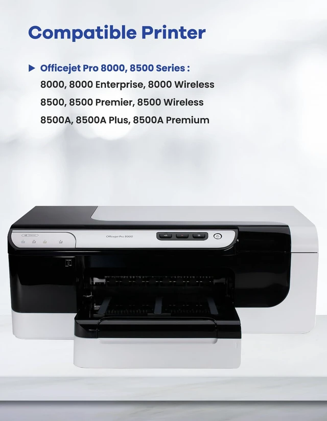 Alt view image 3 of 7 - 940 XL 940XL Ink Cartridges Combo Pack High-Yield Replacement for HP 940XL 940 Ink Cartridge for OfficeJet Pro 8000 8500 8500A Plus A909a A809a A910a Printer Ink 5-Pack (2 Black, Cyan Magenta Yellow)
