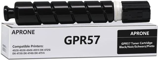 Main image of GPR57 GPR-57 Remanfactured 0473C003 Black Toner Cartridge Replacement for imageRunner Advance 4525i 4535i 4545i (Black,42100 Pages)