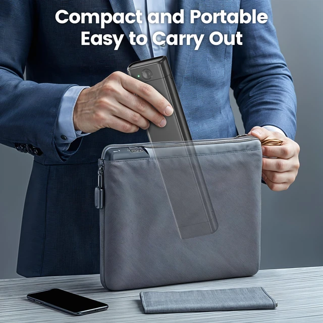 Alt view image 3 of 7 - M08F A4 Portable Printer for Travel, Bluetooth Thermal Printer Support A4 Thermal Paper, Compatible with Android iOS Phone & Laptop, Inkless Compact for Home Office Vehicles
