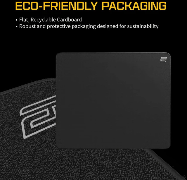 Alt view image 5 of 6 - EM-B Gaming Mouse Pad - 490x410mm, 3mm Thick PORON Base, Sub-Surface Stitching, Eco-Friendly Packaging