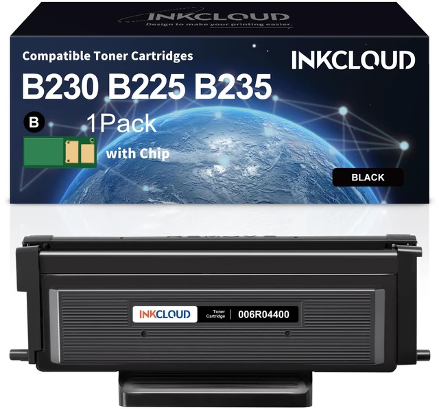 Main image of B230 B225 B235 Black Remanufactured Toner Cartridge High Yield (6,000 Pages) Compatible with Xerox B230 B225 B235 Printers Replacement for 006R04400 006R04401 Toner
