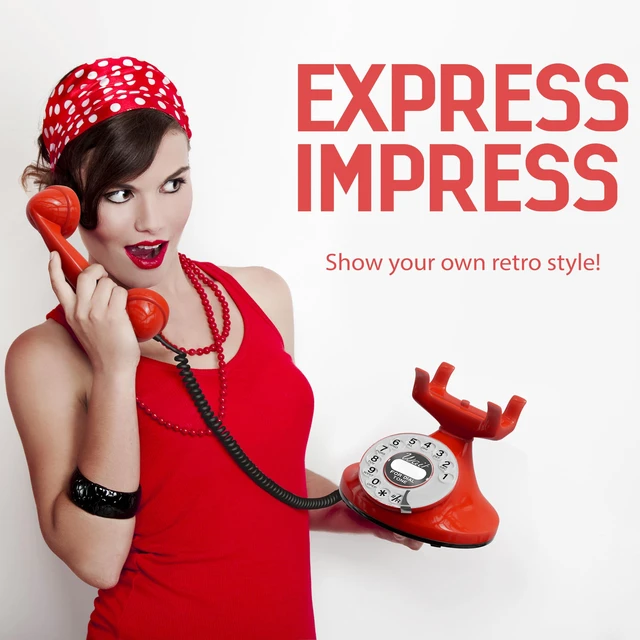 Alt view image 2 of 6 - FunkyFon Cable Vintage Rotary Landline Telephone, Red Old fashioned 1920s dial with a loud ringtone. Artisan retrophone for the home, working on modern lines