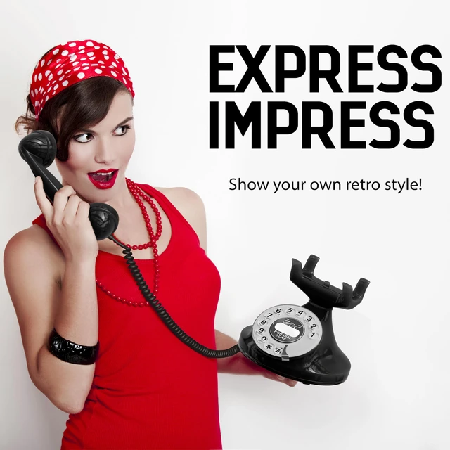 Alt view image 2 of 6 - FunkyFon Cable Vintage Rotary Landline Telephone, Black Old fashioned 1920s dial with a loud ringtone. Artisan retrophone for the home, working on modern lines