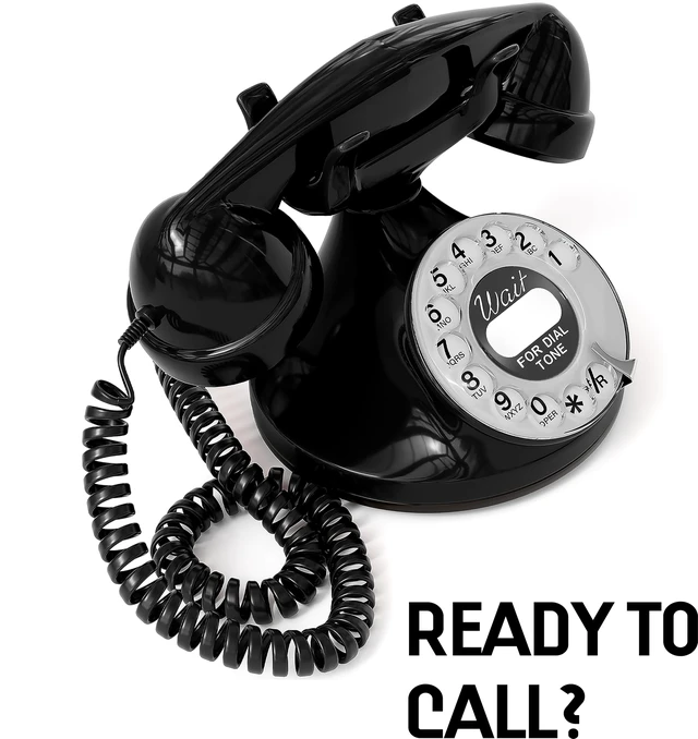 Alt view image 6 of 6 - FunkyFon Cable Vintage Rotary Landline Telephone, Black Old fashioned 1920s dial with a loud ringtone. Artisan retrophone for the home, working on modern lines