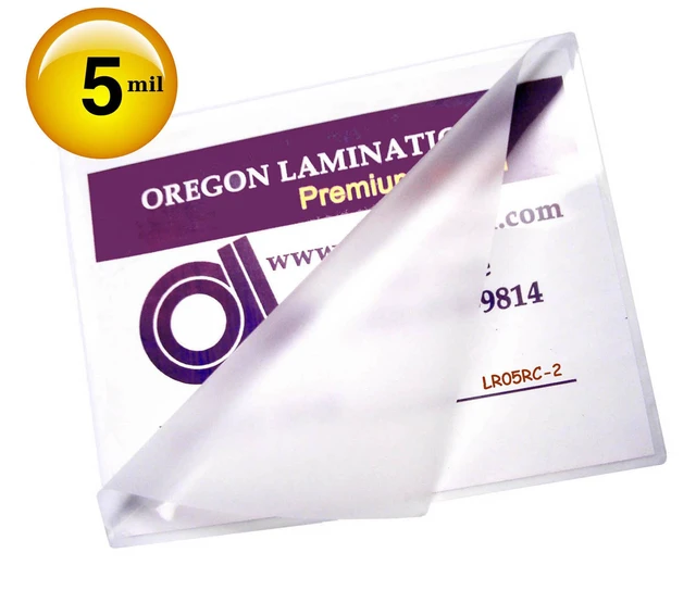 Alt view image 2 of 5 - Thermal Laminating Pouches Letter Size 5 Mil 9 x 11.5 200/pk, +2 Carriers 9 x 11-1/2 Heat Laminates large as 8-3/4 x 11-1/4 Sheet, Clear Glossy Finish Both Sides, Waterproof