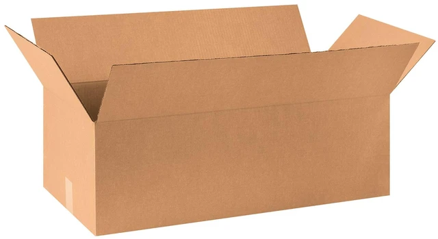 Main image of 301410 Corrugated Cardboard 30" L x 14" W x 10" H, Kraft, for Shipping, Packing and Moving (Pack of 10)