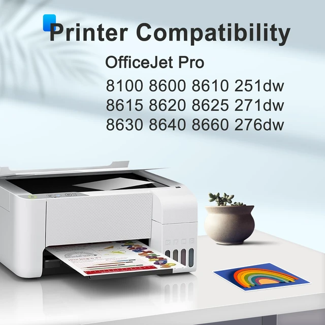 Alt view image 2 of 6 - 950XL 951XL High Yield Ink Cartridges (1Black/1Cyan/1Magenta/1Yellow) Replacement for HP OfficeJet Pro 8600 8610 8620 8100 8630 8660 8640 8615 76DW 251DW Printers