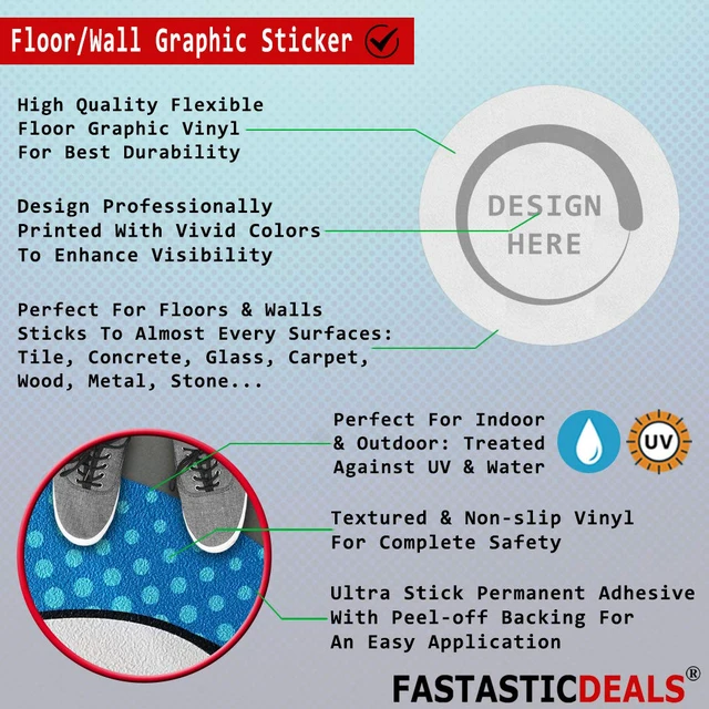 Alt view image 2 of 6 - Keep Clear Do Not Block Vertical Floor Decals Anti-Slip 24 in Longer Side Keep Clear Do Not Block Sticker Vertical Shape Black Yellow Lifestyle Industrial Signs Stickers