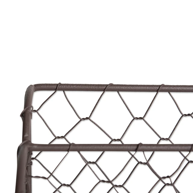 Alt view image 2 of 7 - Farmhouse Office Collection, Metal Storage, Gray, Desktop Letter Holder