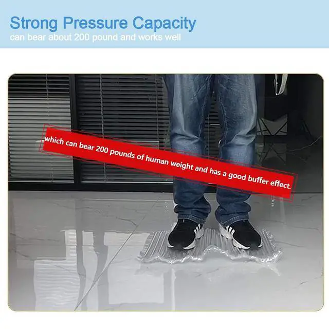 Alt view image 3 of 6 - Inflatable Air Column Cushion Wrap Roll (12" x 935' Roll) Bump included- Large Bubble, Thick & Durable Protective Packaging for Moving, Shipping Fragile Items, Wine Bottle & Glassware Travel Protector