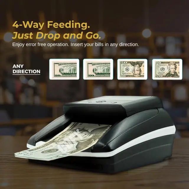 Alt view image 2 of 6 - K630 Counterfeit Bill Detector for US Dollars. Checks for UV(Ultraviolet), MG(Magnetic), IR(Infrared), Paper Quality and Size