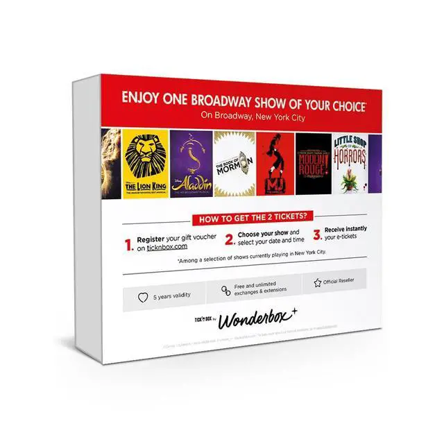 Alt view image 2 of 6 - Experience Gift - The Broadway Show of Your Choice - 2 Tickets | Easy and Fast Booking Online, Choose your Date and Time, Unique Broadway Show Gift Idea, 5-Year Validity