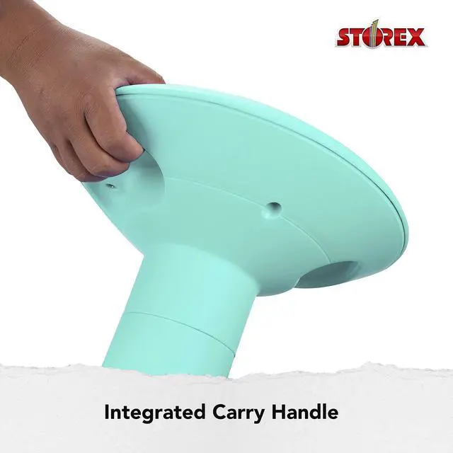 Alt view image 6 of 6 - Active Tilt Stool Ergonomic Seating for Flexible Office Space and Standing Desks, Adjustable 12-24 Inch Height, Teal (00325A01C)